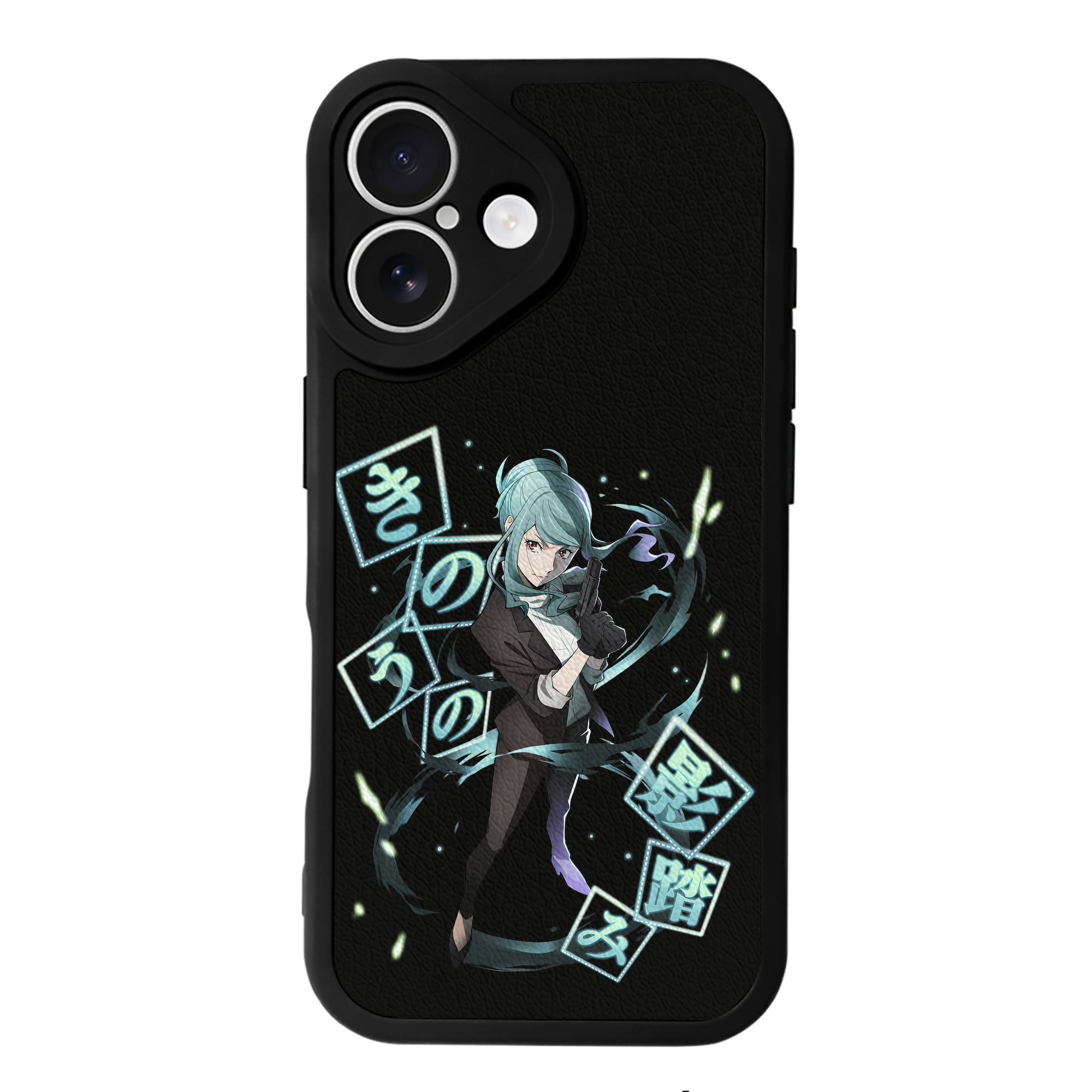 （画像用） 文豪ストレイドッグス Bungo Stray Dogs 【iPhone 16シリーズ対応】シリコンスマホケース（レザー調） 材質：シリコン